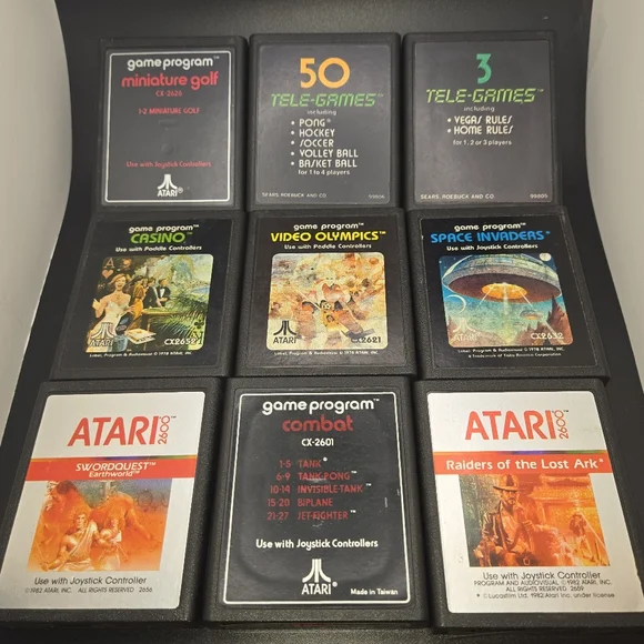 Atari Games Lot Of 35 Cartridge Games Assorted Untested Different Atari Models - Picture 3 of 5
